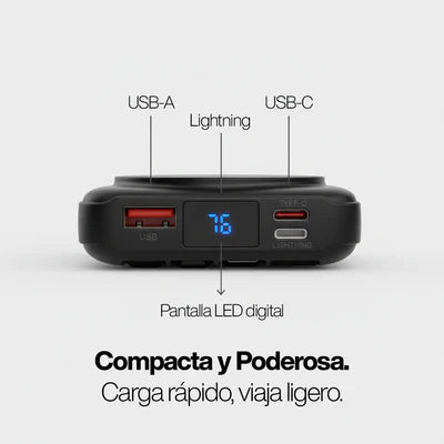 Batería Portátil Magnética.